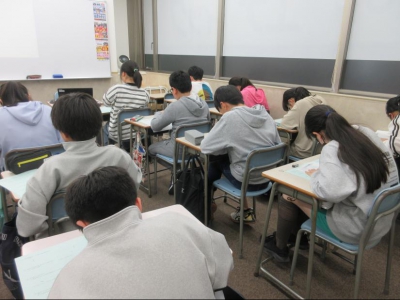 最後までしっかり集中！