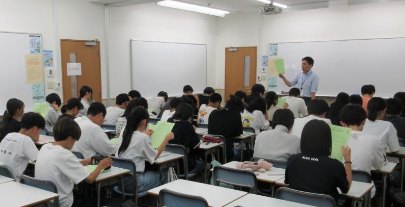 村上校長より夏期講習に向けて熱いトーク！