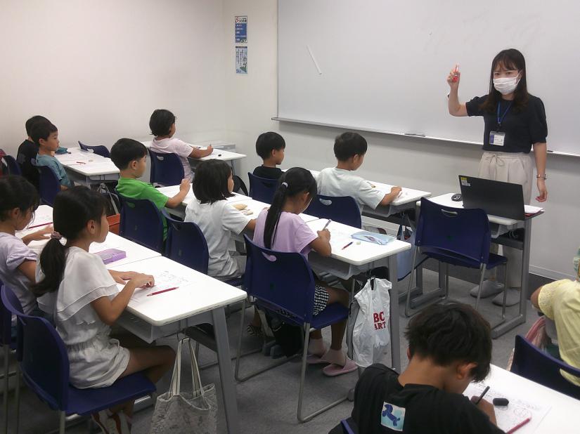 低学年は講習の振り返り学習