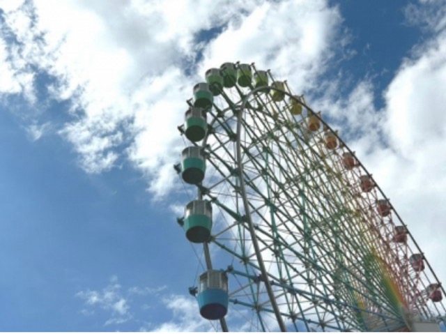 ▲着いたら晴天、暑いくらいでした