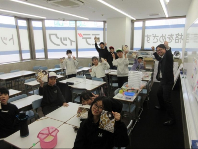 ドーナツで頑張りを労いました！