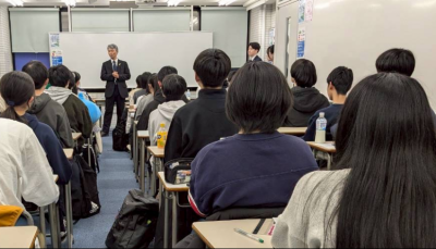 ▲手嶋先生から激励のお言葉も！