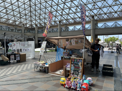▲各種縁日も着々と準備が進んでいます！