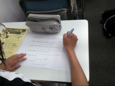 まずは行動に移すことが大切。一人一人習慣の目標を書いています