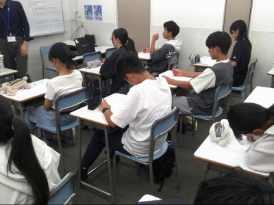 実力確認テストの様子