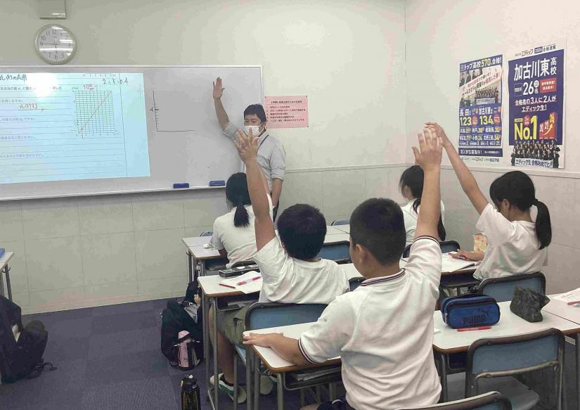 小6算数　全員の理解度を確認しながら進めています!