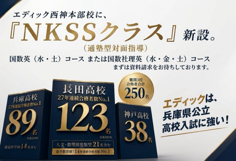 NKSSクラスは各中学のトップ層が集結！