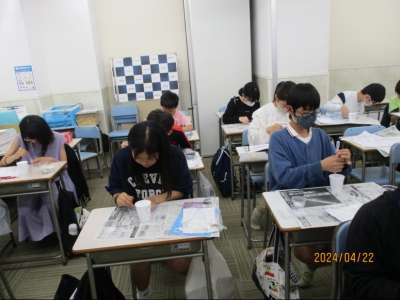 5月もあります理科実験！