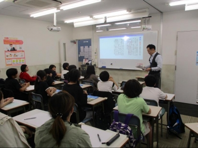 6年生は論説文の授業参観