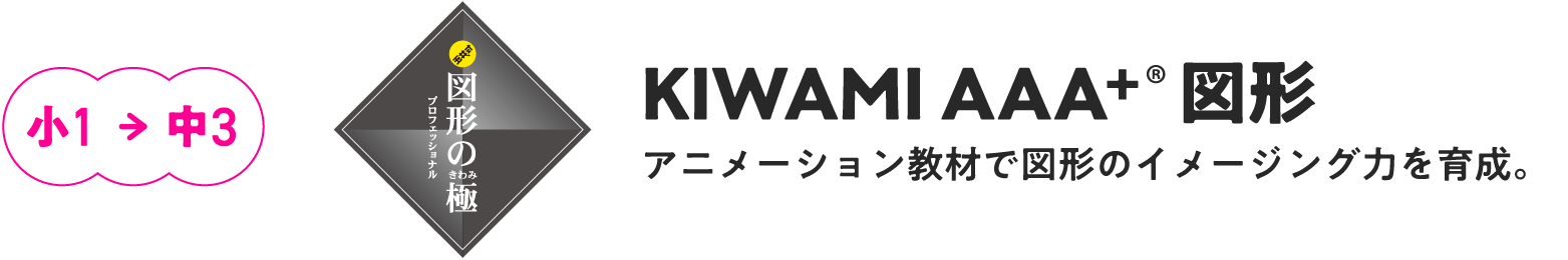KIWAMI AAA＋®︎図形